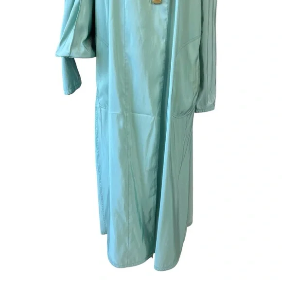 Mycra Pac Now Donatella Green/Blue Reversible Hooded Rain Coat